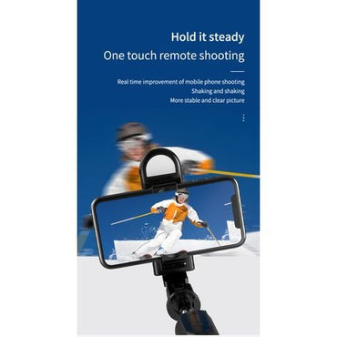 Bluetooth Rotating Selfie Tripod Stick with LED light