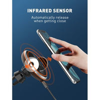 LDNIO MA02 Auto-Clamping Car Phone Mount 10W Wireless Charging