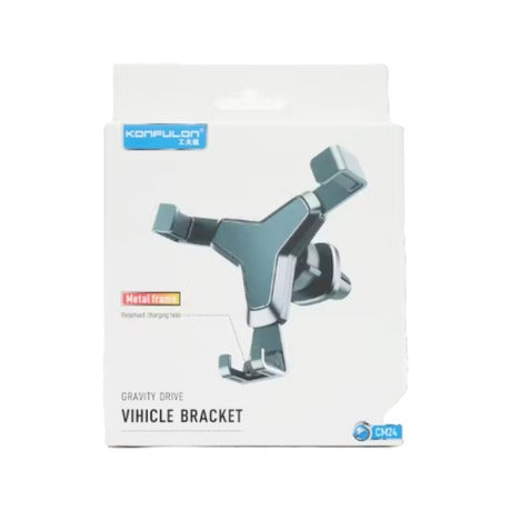 KONFULON - CM24 - Metal Frame Vehicle Bracket - Black