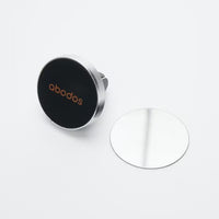 ABODOS - AS-TS61 - Magnet Car Holder - Black & Silver