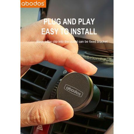 Abodos - As-Ts615 - Magnet Car Holder - Black