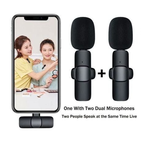 DW Dual Wireless Microphone for Interview Type C - K9