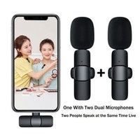 DW Dual Wireless Microphone for Interview Type C - K9