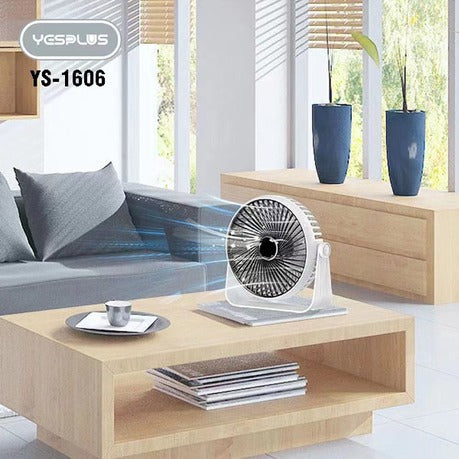 Yesplus - YS-1606 - Adjustable Desk Fan - White
