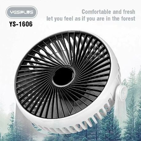 Yesplus - YS-1606 - Adjustable Desk Fan - White