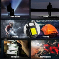 A1 - Portable Rechargeable Keychain Light - Black