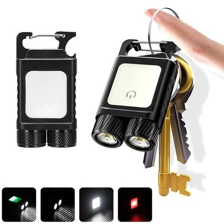 HS920 - Rechargeable Keychain Light - Black