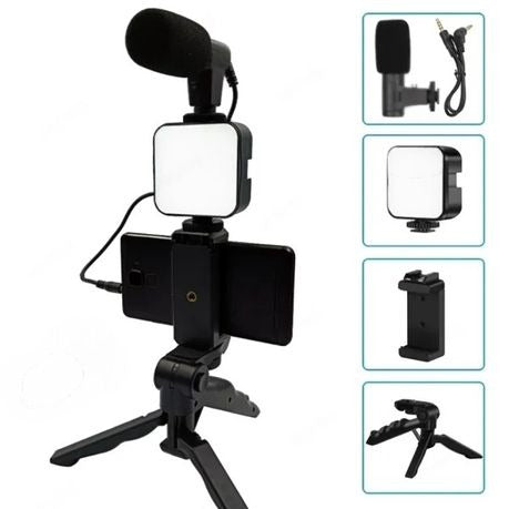 Portable - AY-49 - Vlogging Kit - Black