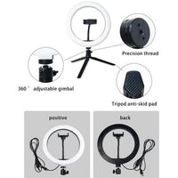 RING LIGHT 26CM with Adjustable STAND