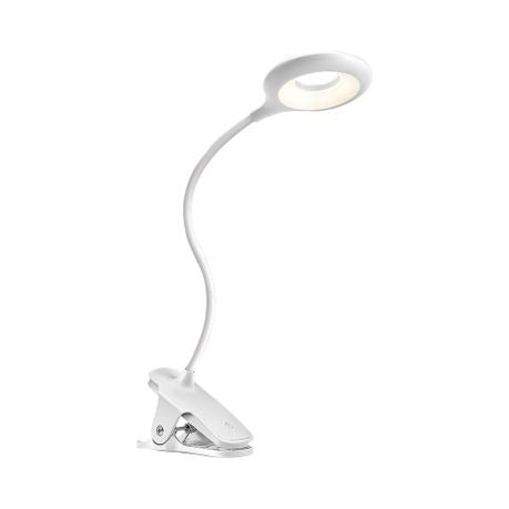 Rechargeable USB Type-C LED Desk Lamp with Clamp