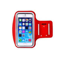 Universal Phone Pouch Armband For Sports - 5.5 Inch - Red