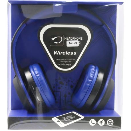Soul Tech Az-09 Wireless Headphones - Blue