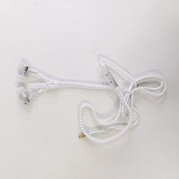 Zipper - Ev-30xsl - Universal - Spuer Bass - Earphones - White
