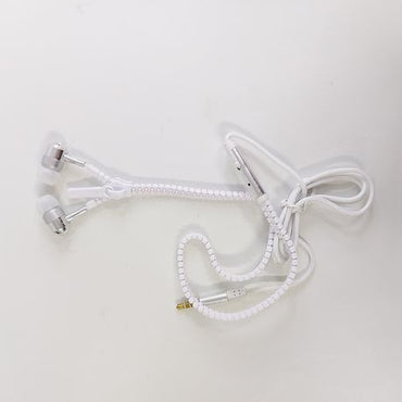 Zipper - Ev-30xsl - Universal - Spuer Bass - Earphones - White