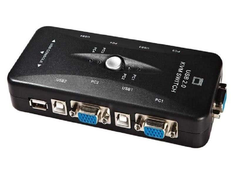 KVM 4 Port USB Switch
