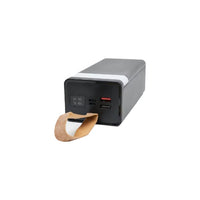 WUW - Y108 - 30000mAh Dual USB Port Fast Charging LED Powerbank - Black