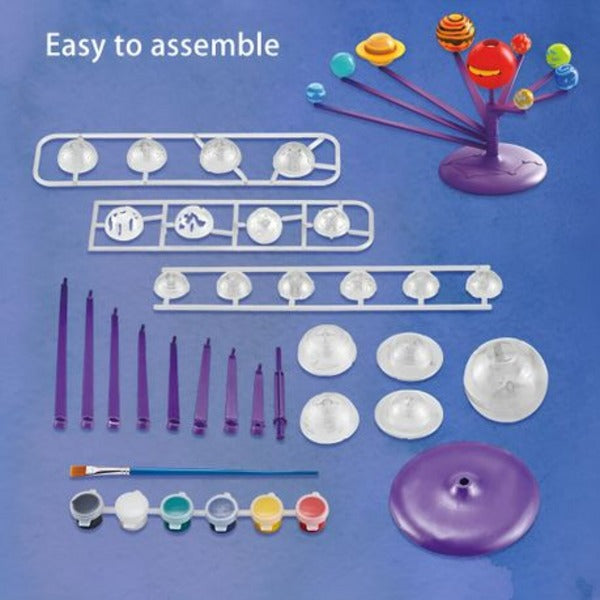 STEM Solar System Planetarium Model Kit Set for Kids Children