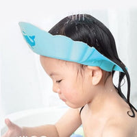 Adjustable Leak Proof Baby Toddler Shower Cap Visor Rinse Bath Hat