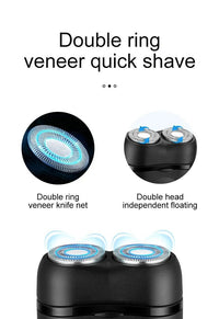 USB Rechargeable Mini Portable Electric Men's Grooming Shaver