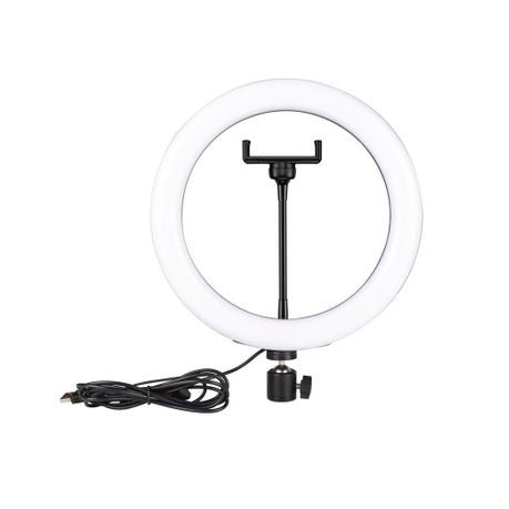 26cm RGB Ring Light & Universal Phone Holder Kit without tripod