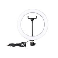 26cm RGB Ring Light & Universal Phone Holder Kit without tripod