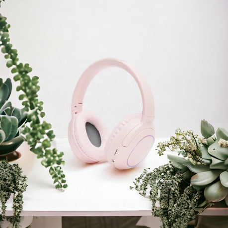 Wireless Rechargeable Stereo Headset With Attachable Mic-GJBY - CA-039