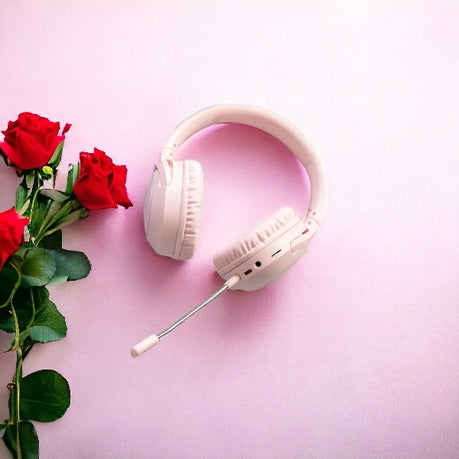 Wireless Rechargeable Stereo Headset With Attachable Mic-GJBY - CA-039