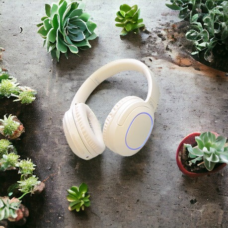 Wireless Rechargeable Stereo Headset With Attachable Mic-GJBY - CA-039