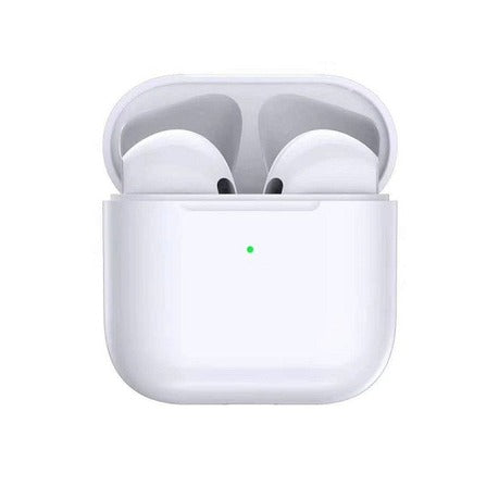Portable Premium Bluetooth Super-Bass Wireless Earphones Pro 4 (White)