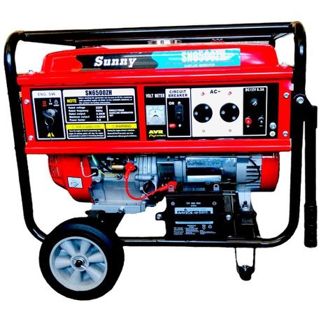 Sunny 4-Stoke Generator 6.5kVA Petrol Battery Key Start 6500W