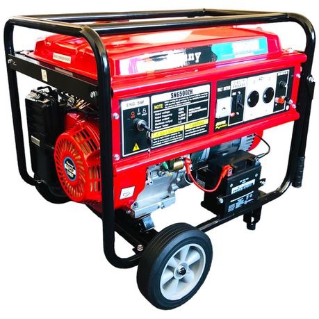 Sunny 4-Stoke Generator 6.5kVA Petrol Battery Key Start 6500W
