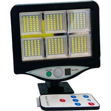 Solar Lamp 120 Led Halogen Motion Sensor Security Light + Remote Control