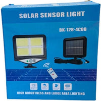 Solar Lamp 120 Led Halogen Motion Sensor Security Light + Remote Control