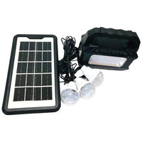 Portable LED Solar Lighting System with 3 Bulbs