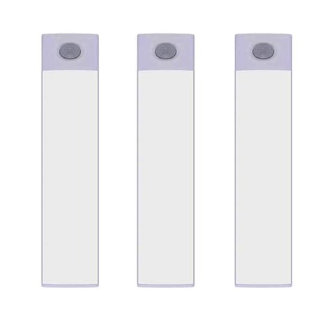 Motion Sensor Intelligent Light Rechargeable Magnet Closet Light - 3 Pack