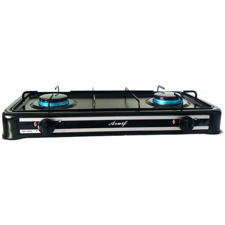 2-Burner Gas Stove with Auto-Ignition