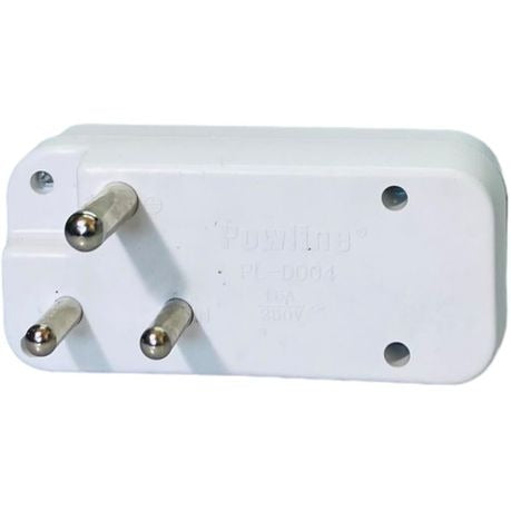 4 Way Multi Plug Power Adaptor, Euro & 2 x USB Charger 1A