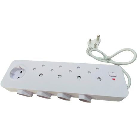 9 Way Multi Plug Power Adaptor, Schucko & Euro
