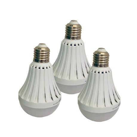 9Watt Smart LED Bulb Rechargeable Light - Pack Of 3
