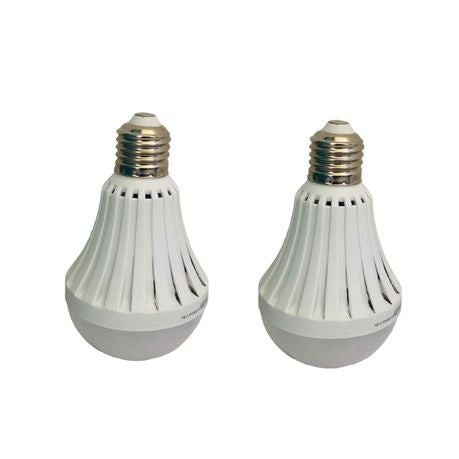 9Watt Smart LED Bulb Rechargeable Light - Pack Of 2