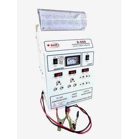 Sun Inverter with Light 600Watt