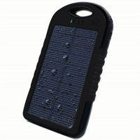 Waterproof Solar Power Bank (4000 MAh) - Shockproof - With Two USB Outputs