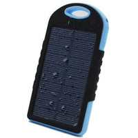 Waterproof Solar Power Bank (4000 MAh) - Shockproof - With Two USB Outputs