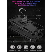 Ring Holder Kickstand Magnetic Armor Case For Samsung Galaxy S22