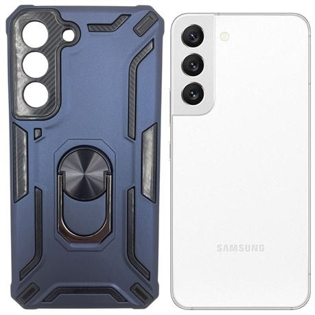 Ring Holder Kickstand Magnetic Armor Case For Samsung Galaxy S22