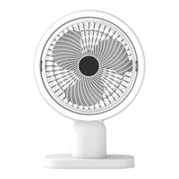 Desk fan with light