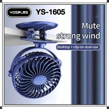 YesPlus - YS-1605 - Energy-Efficient Mini Clip-On Fan