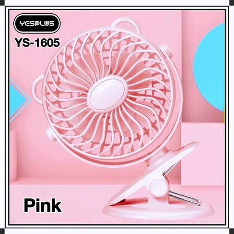 YesPlus - YS-1605 - Energy-Efficient Mini Clip-On Fan