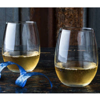 Multifunctional Stemless Wine Glass Tumblers Set of 6 (475ml)