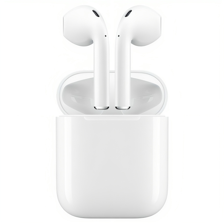 super quality Wireless Earphones Earbuds with Charging Case i12 Pods- whie